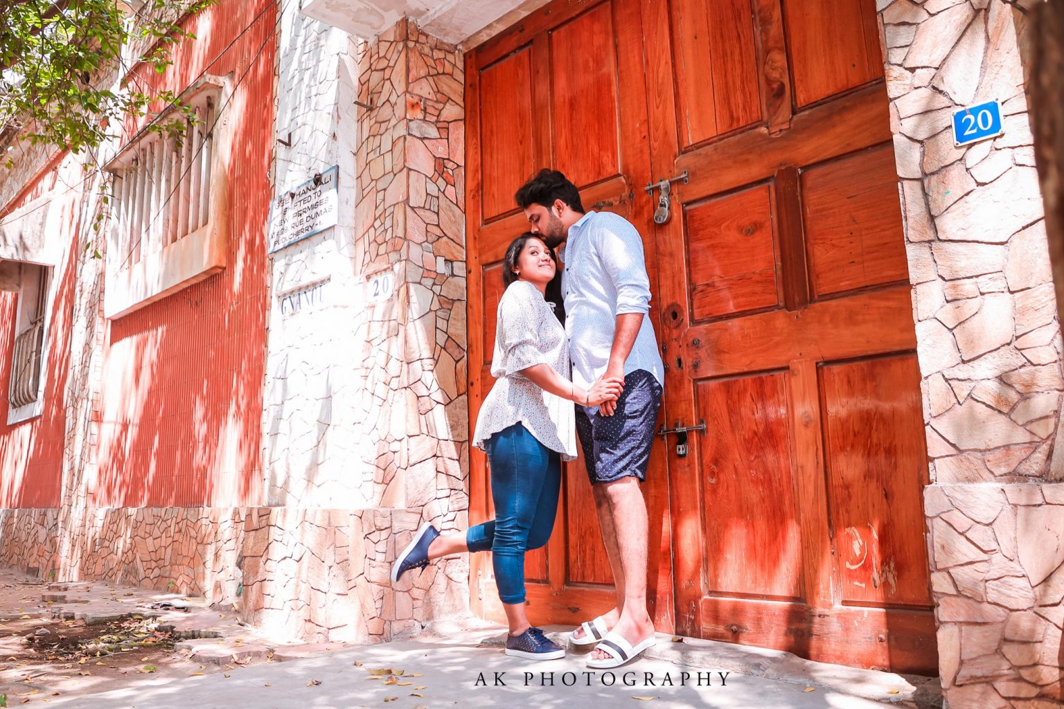 Blissful Beginnings: Dreamy Post Wedding Shoots in Pondicherry - golden hour portrait (15) by AK Photography Coimbatore