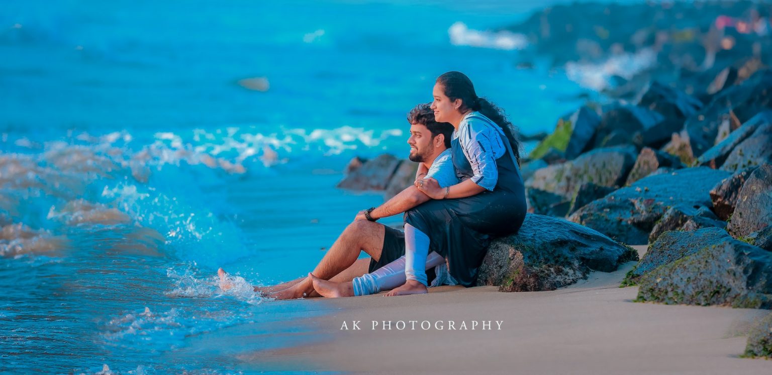 Blissful Beginnings: Dreamy Post Wedding Shoots in Pondicherry - artistic portraiture (7) by AK Photography Coimbatore