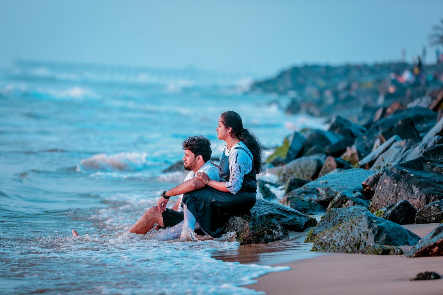 Blissful Beginnings: Dreamy Post Wedding Shoots in Pondicherry - sacred ritual photo (4) by AK Photography Coimbatore