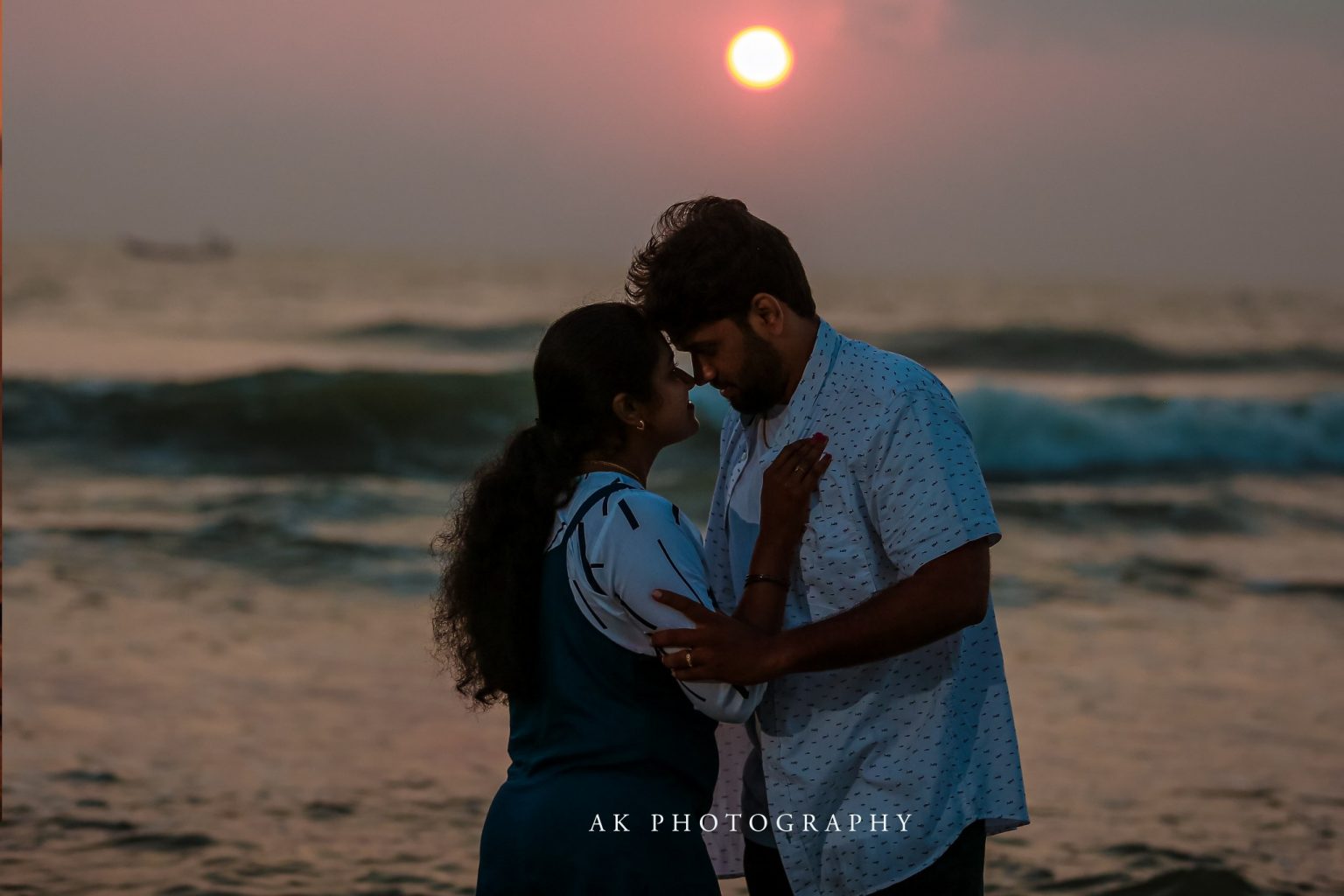 Blissful Beginnings: Dreamy Post Wedding Shoots in Pondicherry - couple portrait (2) by AK Photography Coimbatore