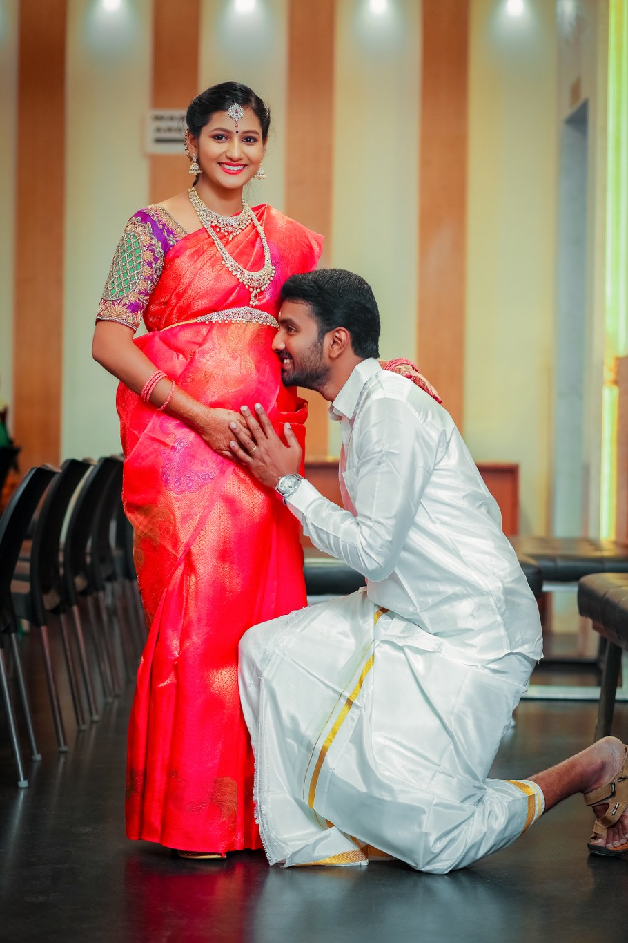 Baby Shower Photoshoot - candid moment (1) by AK Photography Coimbatore