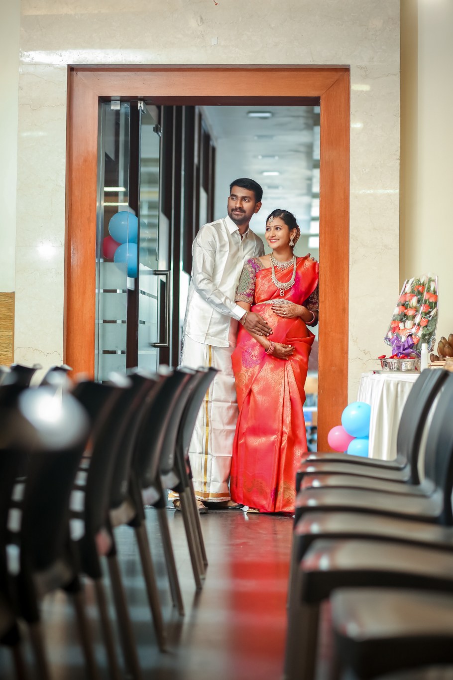 Baby Shower Photoshoot - golden hour portrait (5) by AK Photography Coimbatore