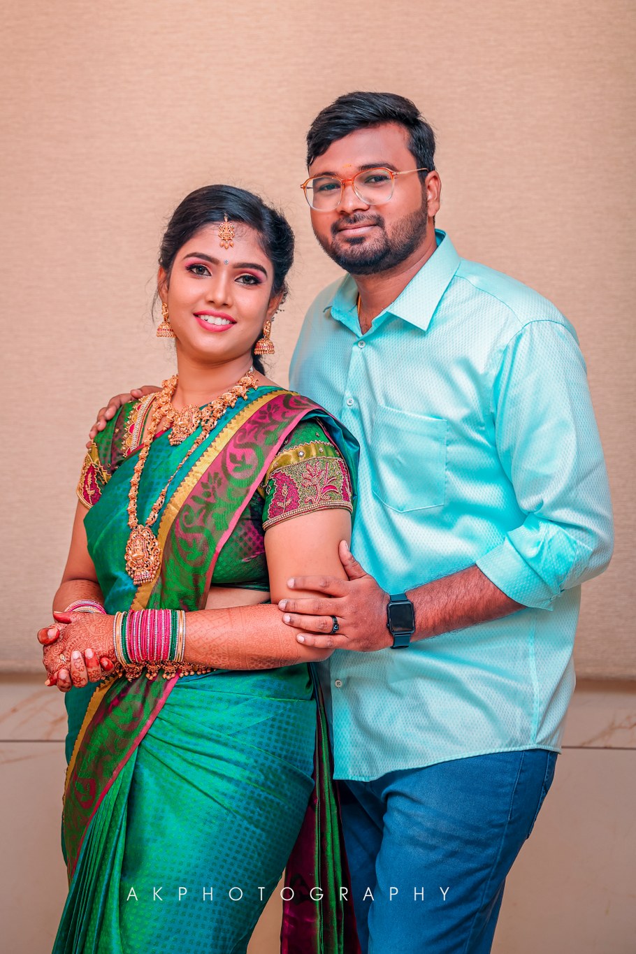 Prasanna & lokapriya Engagement Photography Coimbatore - golden hour portrait (5) by AK Photography Coimbatore