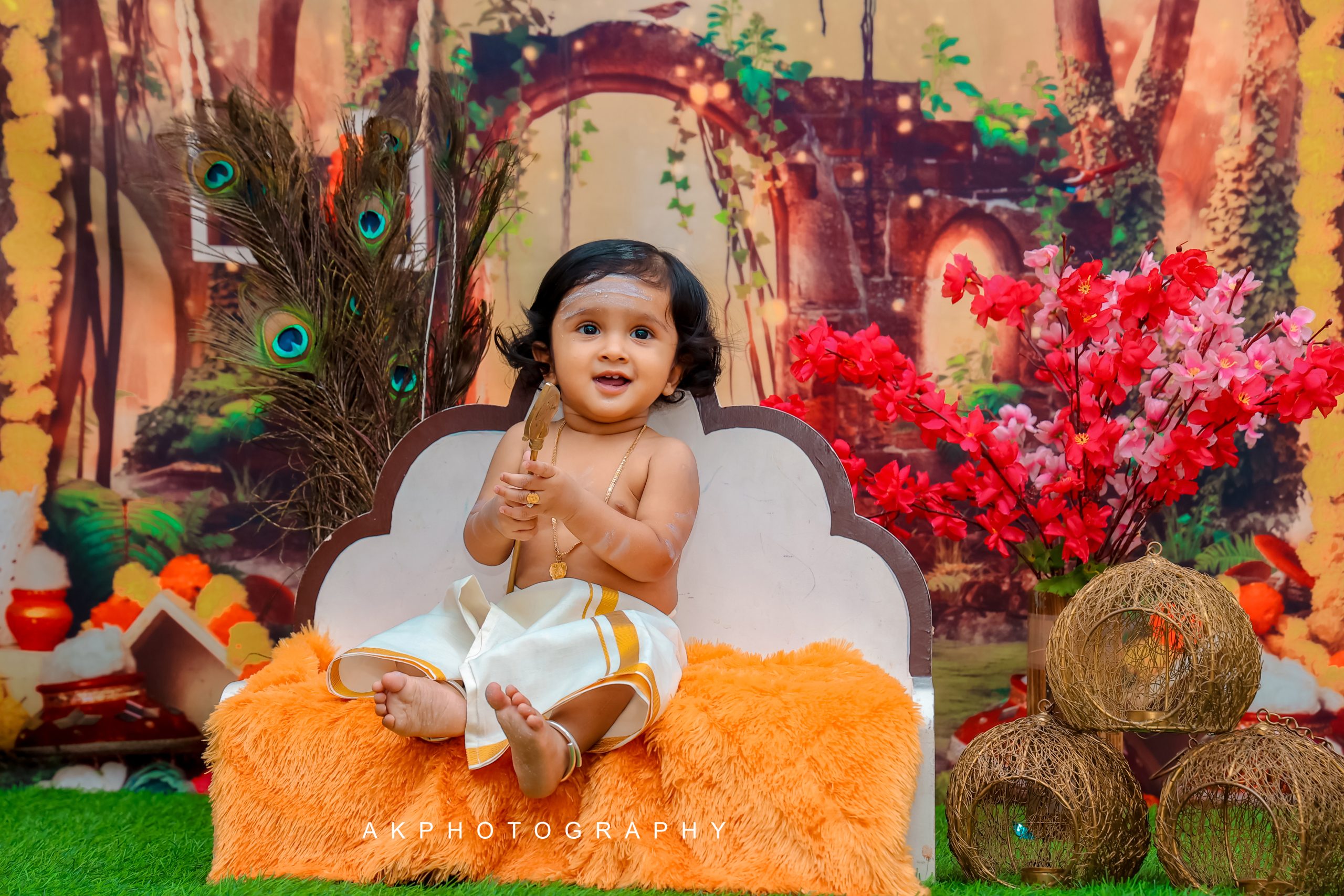 Baby Photoshoot Coimbatore Tamilnadu - sacred ritual photo (4) by AK Photography Coimbatore