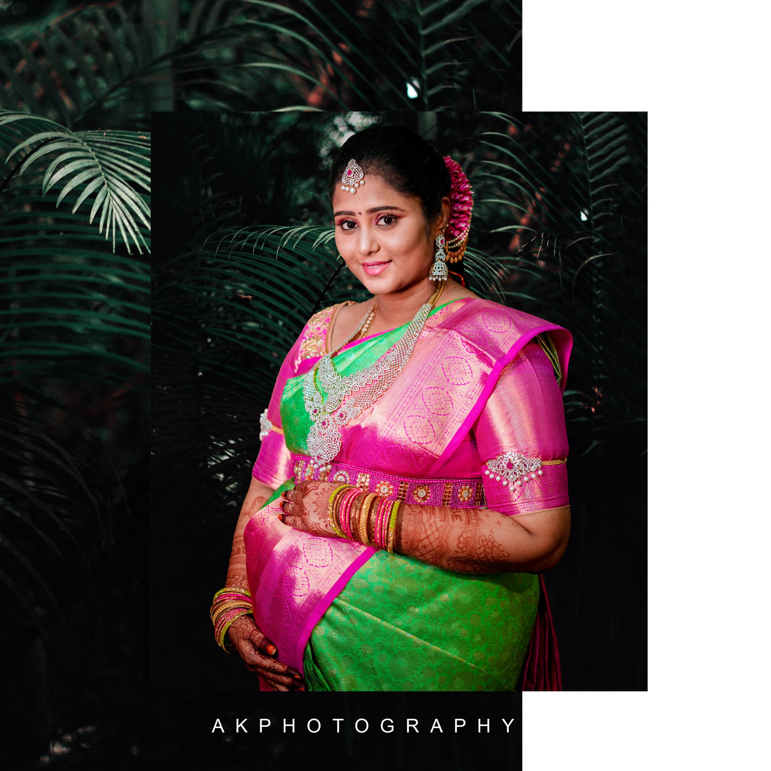 Baby Shower Photoshoot Celebrating Bhavani's Joyous Expectancy - Precious Memories Captured - sacred ritual photo (14) by AK Photography Coimbatore