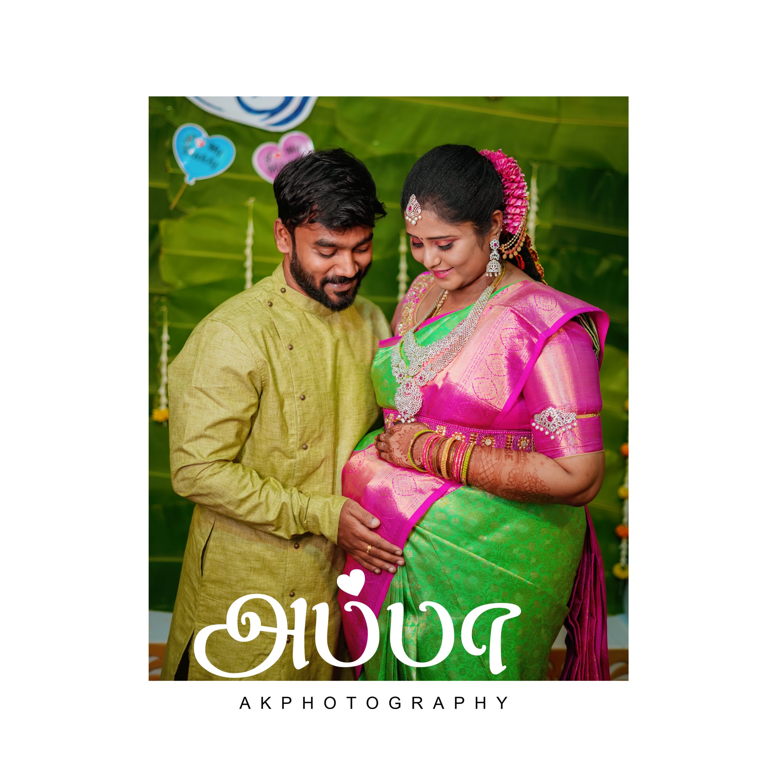 Baby Shower Photoshoot Celebrating Bhavani's Joyous Expectancy - Precious Memories Captured - candid moment (1) by AK Photography Coimbatore