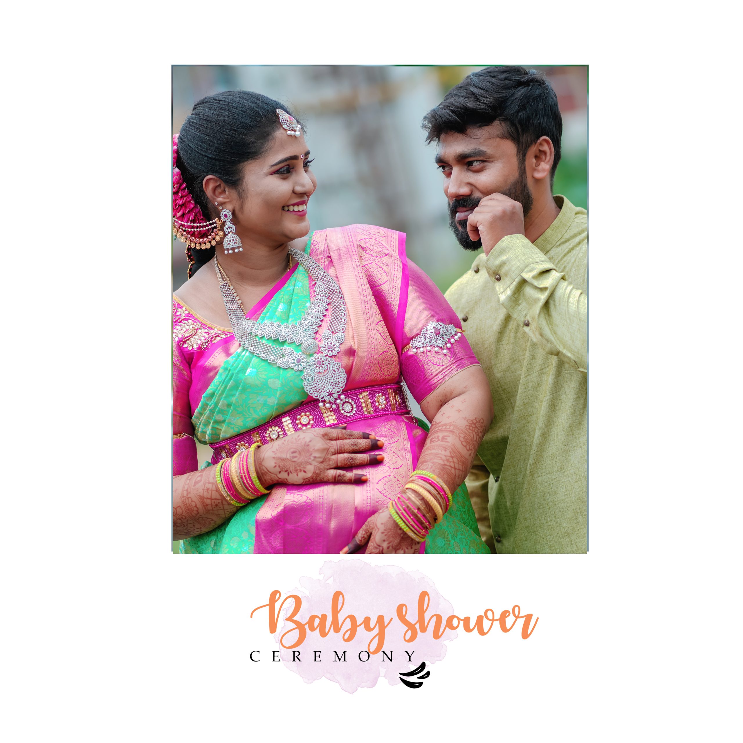 Baby Shower Photoshoot Celebrating Bhavani's Joyous Expectancy - Precious Memories Captured - candid smile (8) by AK Photography Coimbatore