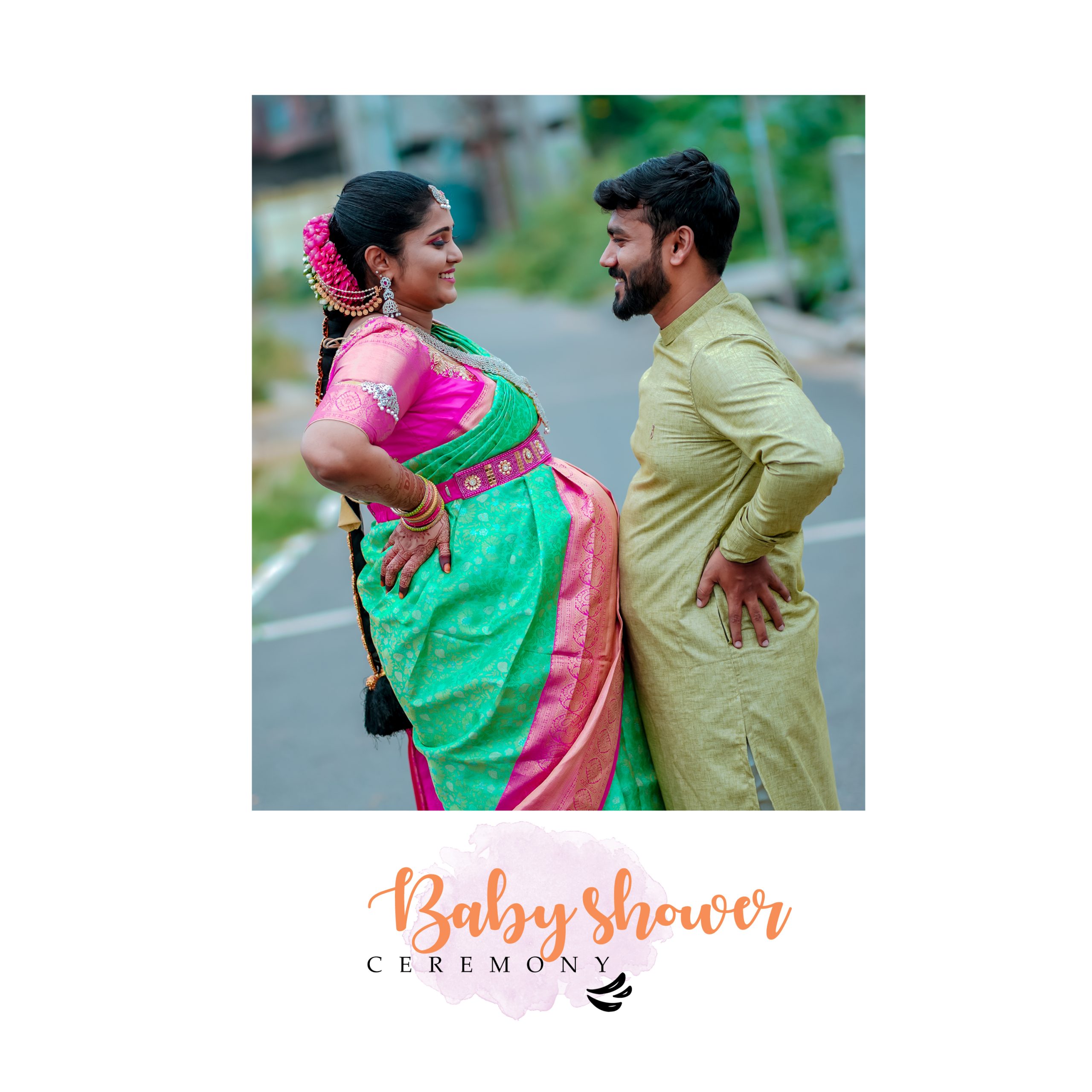 Baby Shower Photoshoot Celebrating Bhavani's Joyous Expectancy - Precious Memories Captured - artistic portraiture (7) by AK Photography Coimbatore