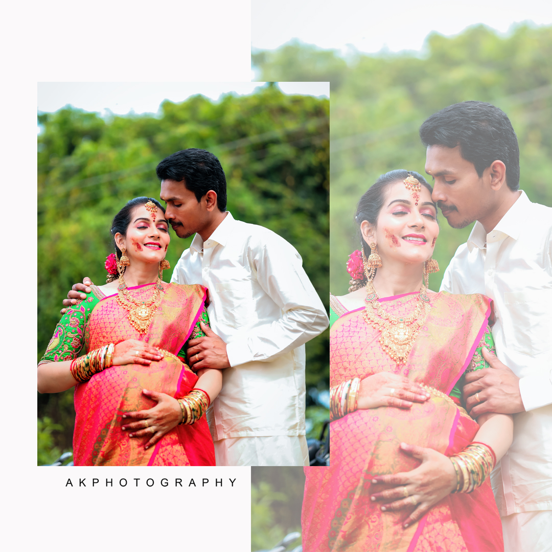 GAYATHRI MANI Baby Shower Photoshoot Coimbatore - candid moment (1) by AK Photography Coimbatore