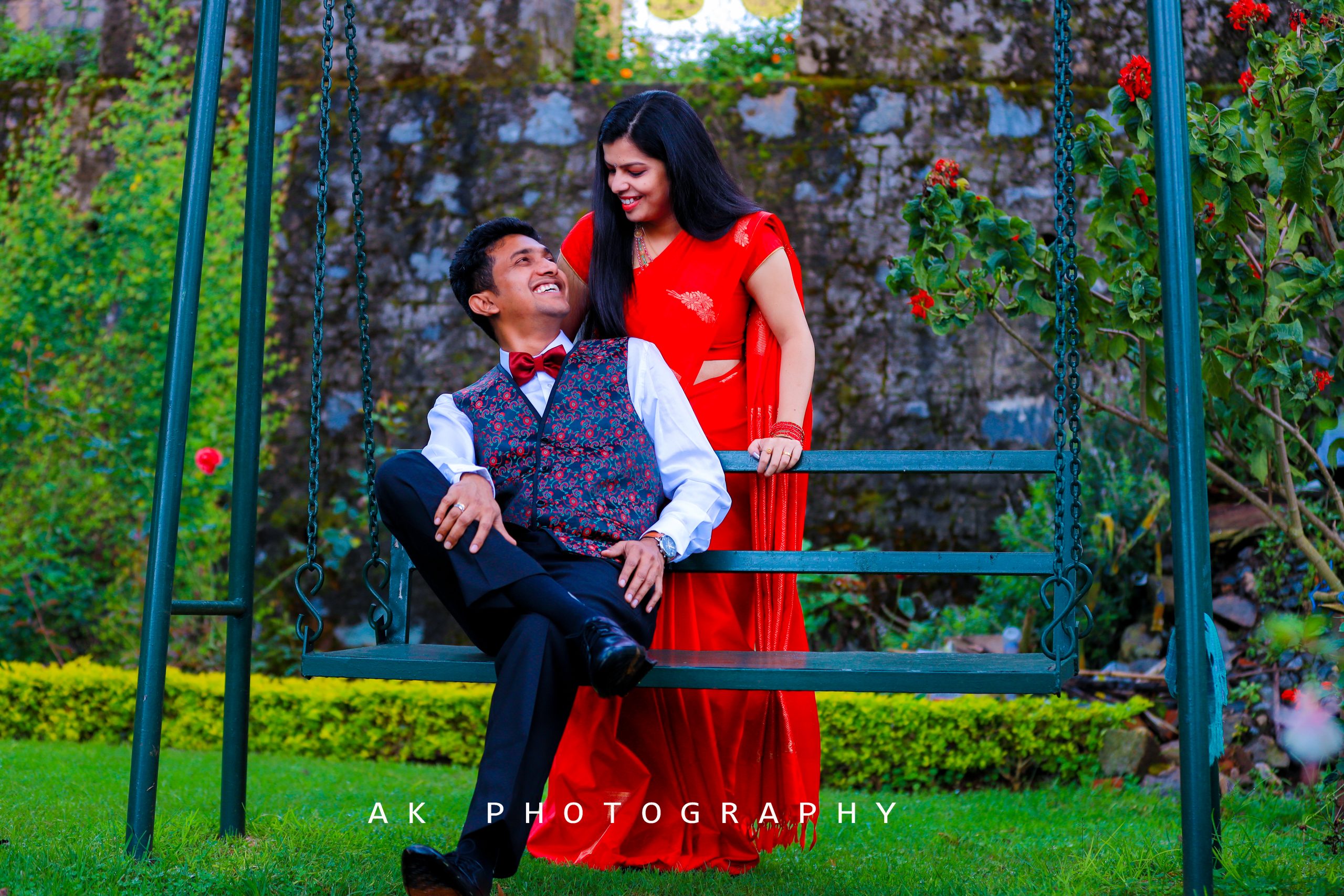 Vignesh & Abhirami's Stunning Post Wedding Photoshoot - sacred ritual photo (14) by AK Photography Coimbatore