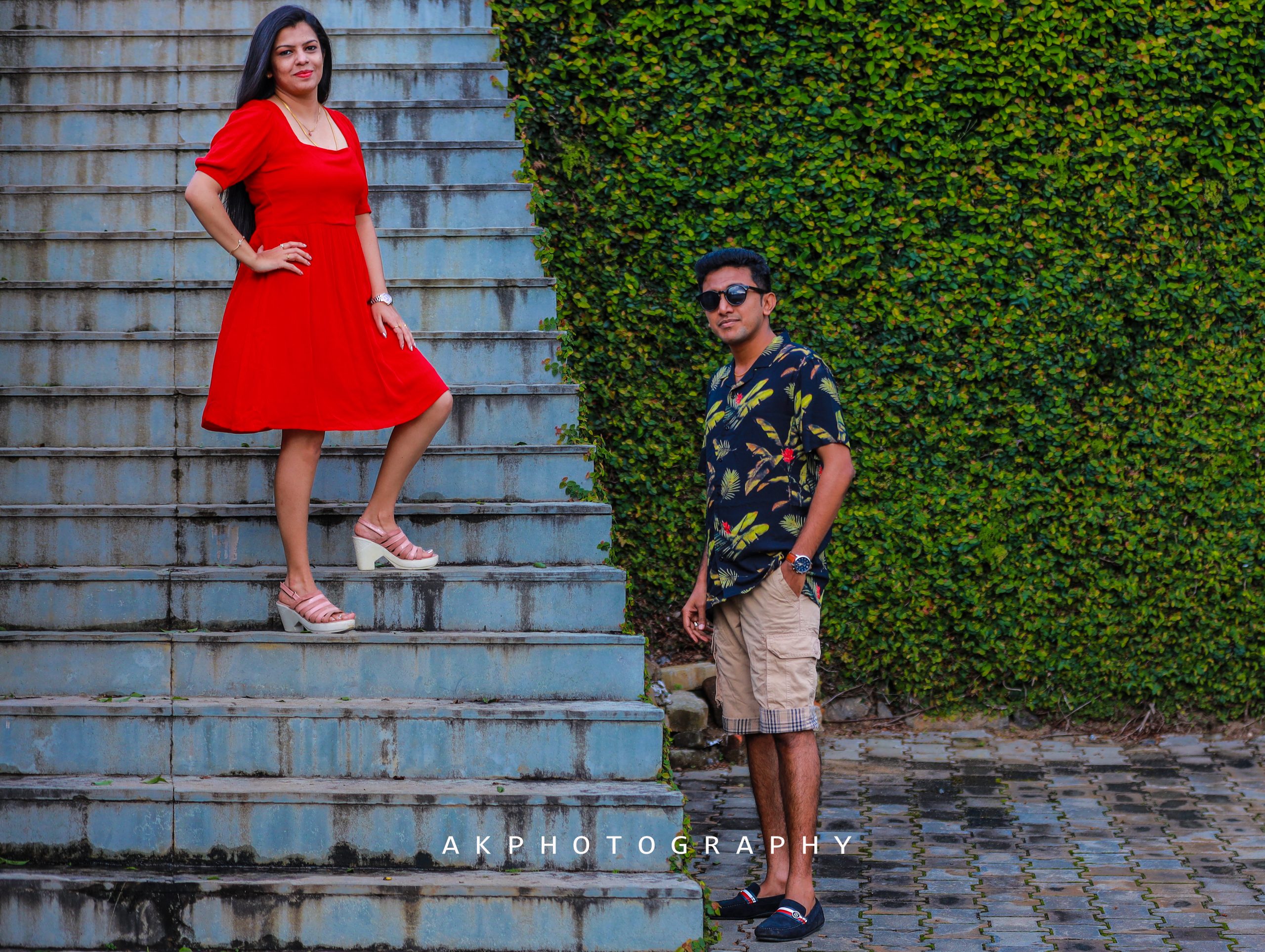 Vignesh & Abhirami's Stunning Post Wedding Photoshoot - scenic outdoor backdrop (19) by AK Photography Coimbatore