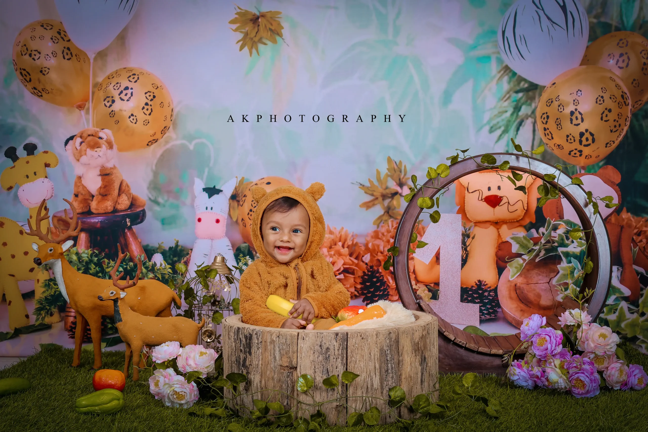Birthday Photoshoot: Eshanth's Delightful Celebration  Coimbatore - scenic outdoor backdrop (9) by AK Photography Coimbatore