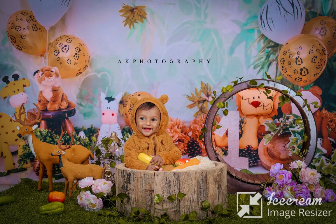 Birthday Photoshoot: Eshanth's Delightful Celebration  Coimbatore - scenic outdoor backdrop (19) by AK Photography Coimbatore