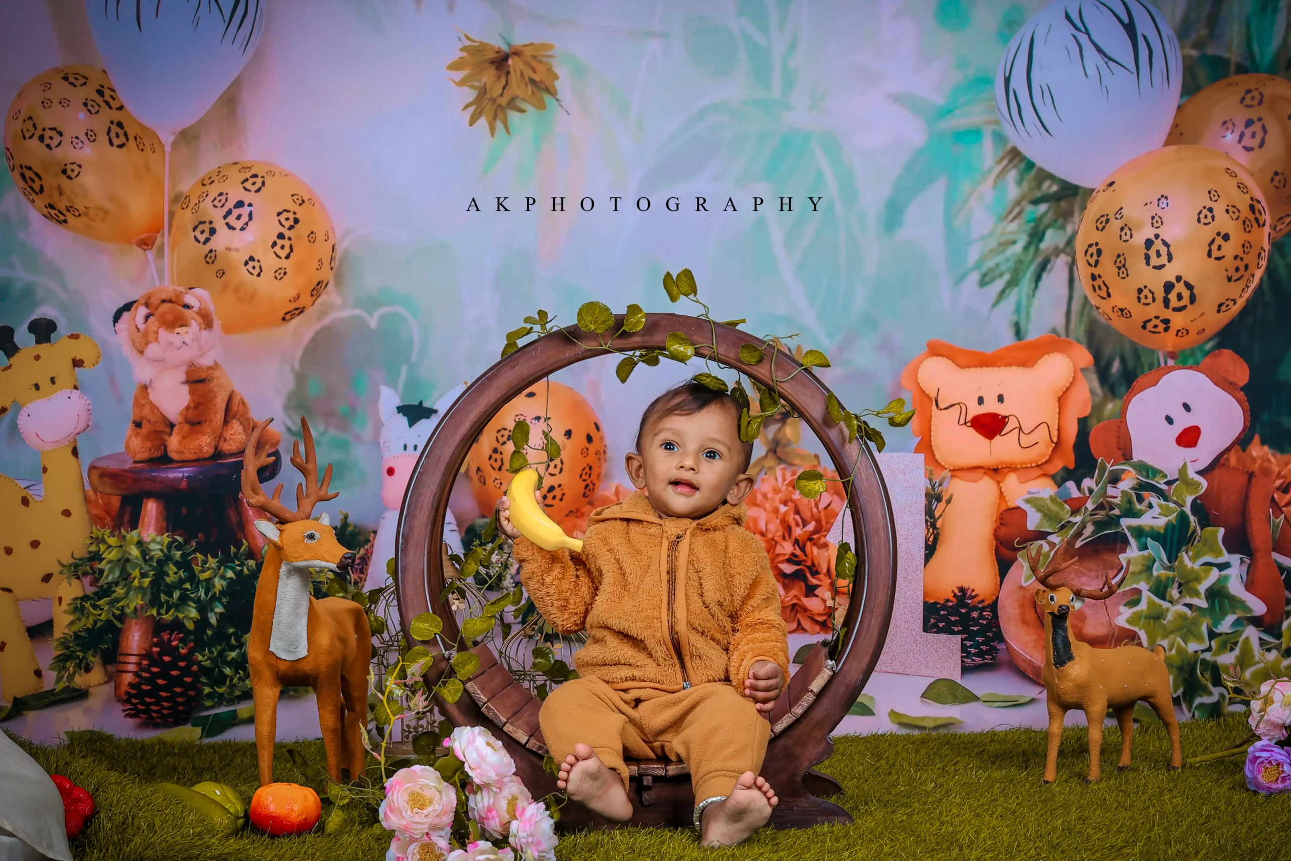 Birthday Photoshoot: Eshanth's Delightful Celebration  Coimbatore - golden hour portrait (5) by AK Photography Coimbatore