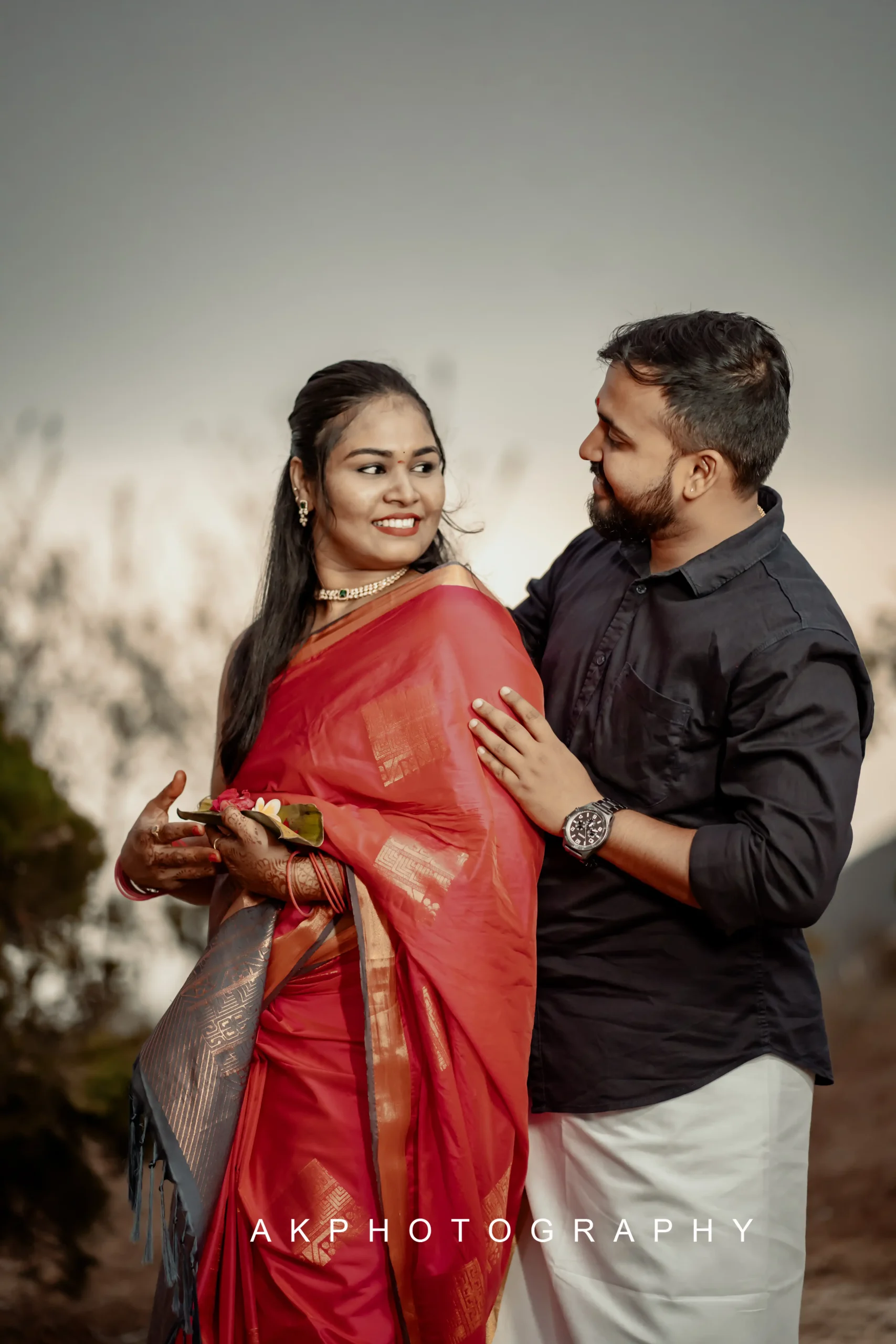 Pre-Wedding Shoot: Vishnu and Supriya's Eternal Love Captured in Vagamon - traditional ceremony detail (3) by AK Photography Coimbatore