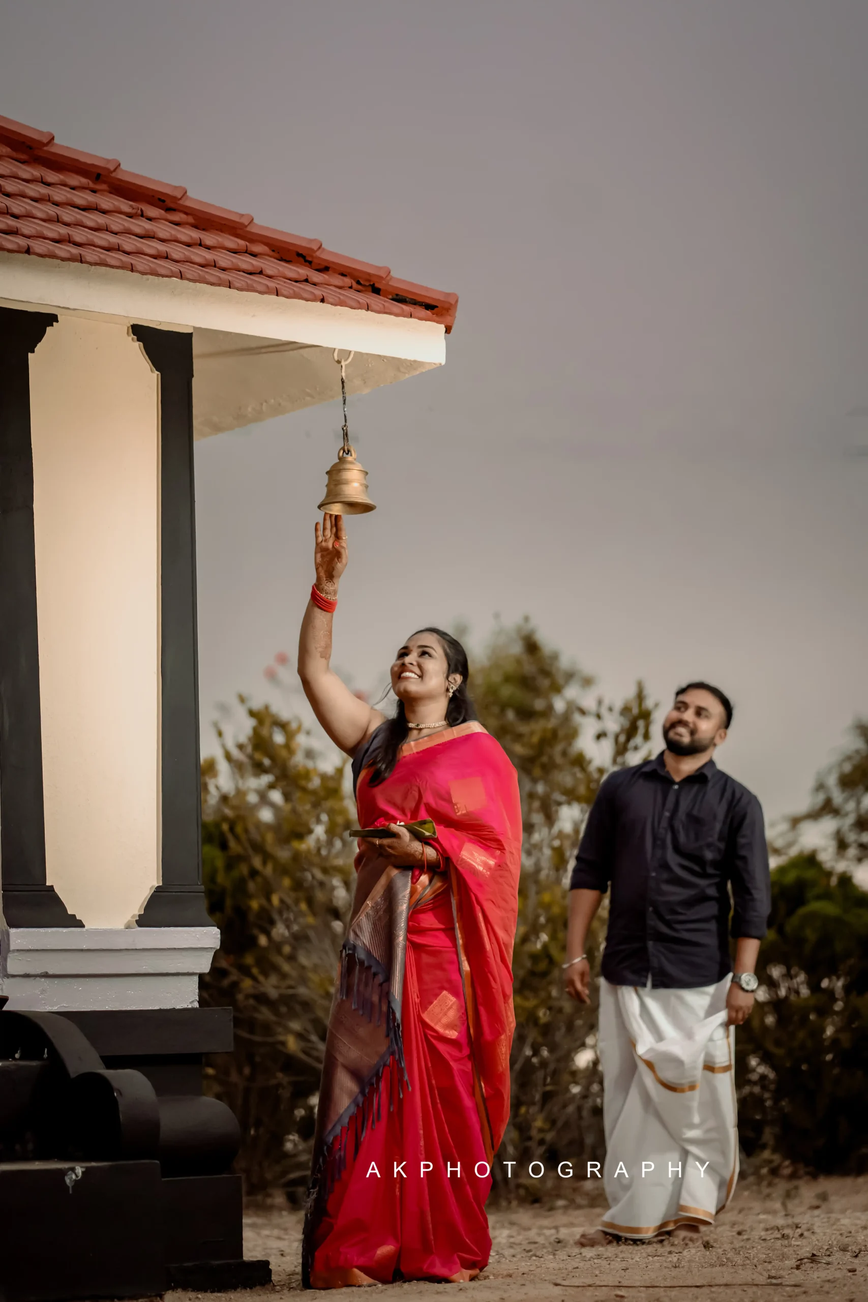 Pre-Wedding Shoot: Vishnu and Supriya's Eternal Love Captured in Vagamon - couple portrait (2) by AK Photography Coimbatore