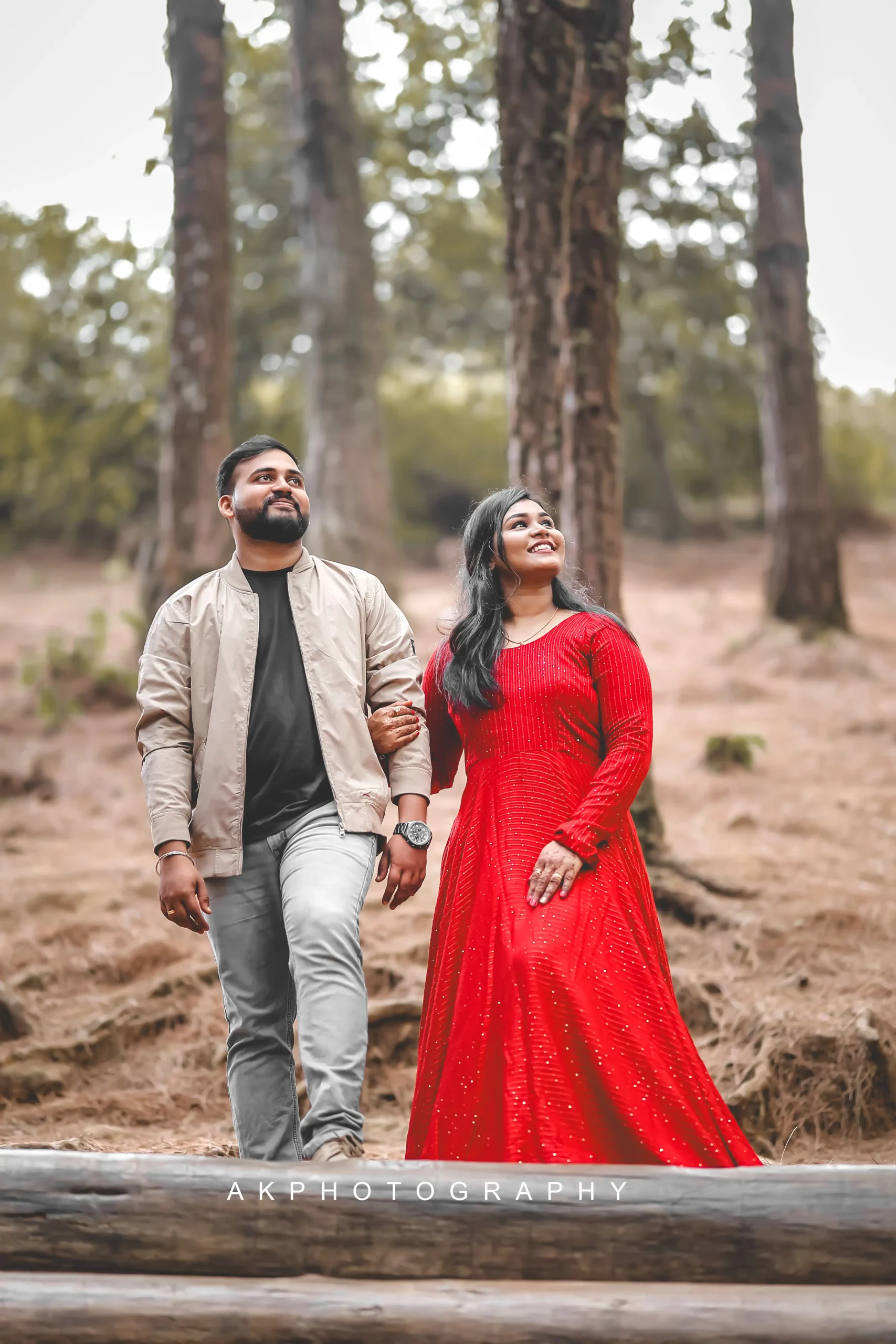 Pre-Wedding Shoot: Vishnu and Supriya's Eternal Love Captured in Vagamon - scenic outdoor backdrop (9) by AK Photography Coimbatore