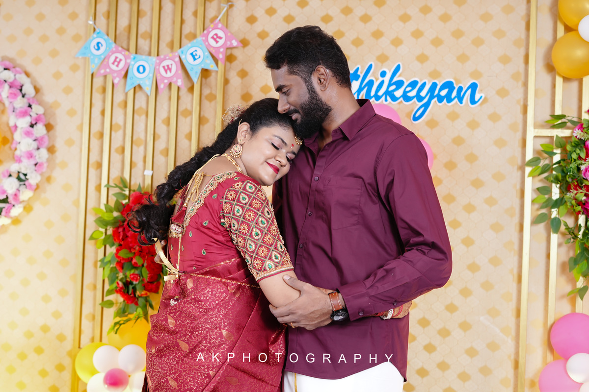 AK Photography captures precious moments at a baby shower, filled with love and excitement.