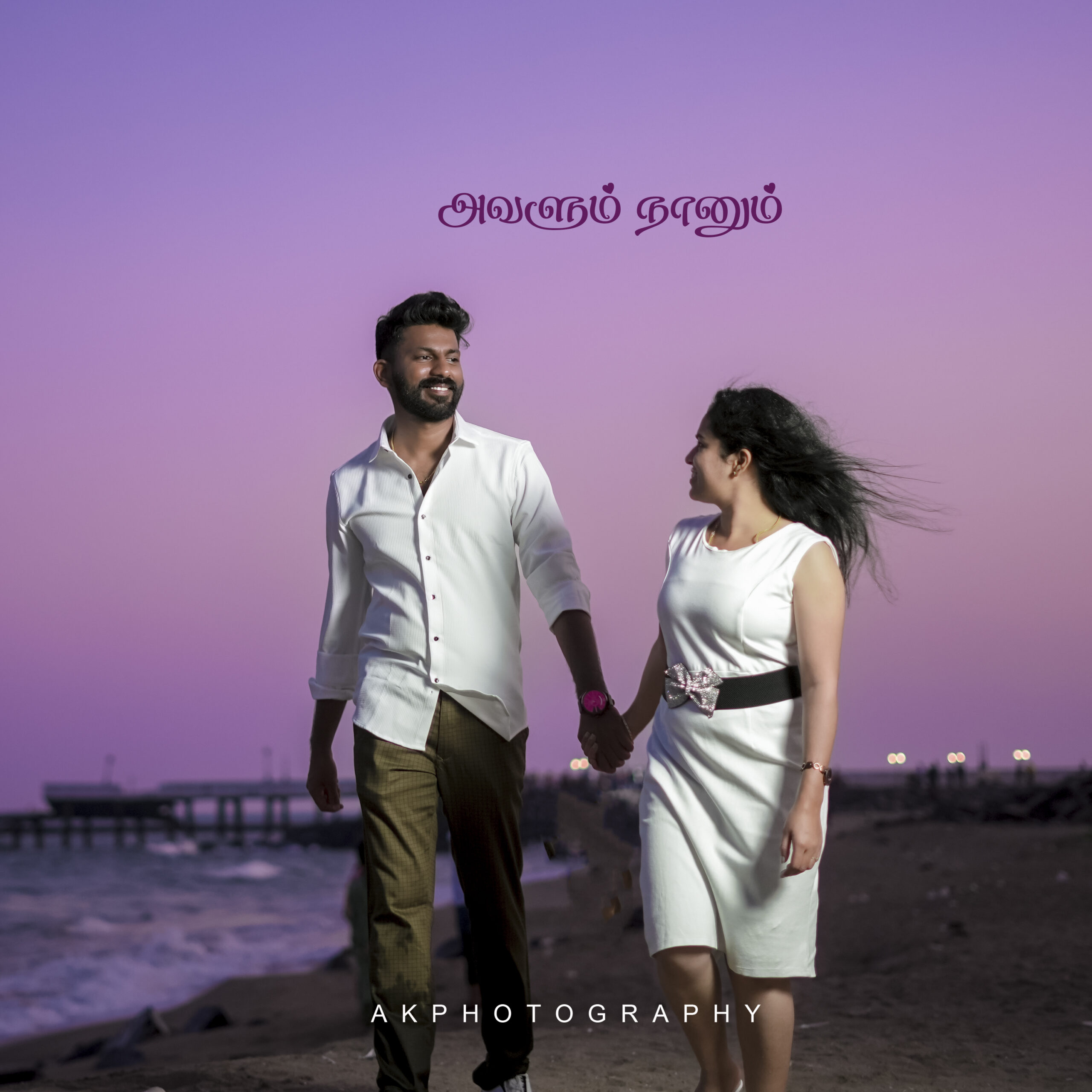 Post-Wedding Photoshoot : Gowtham & Deepa’s Pondicherry Post-Wedding Photoshoot