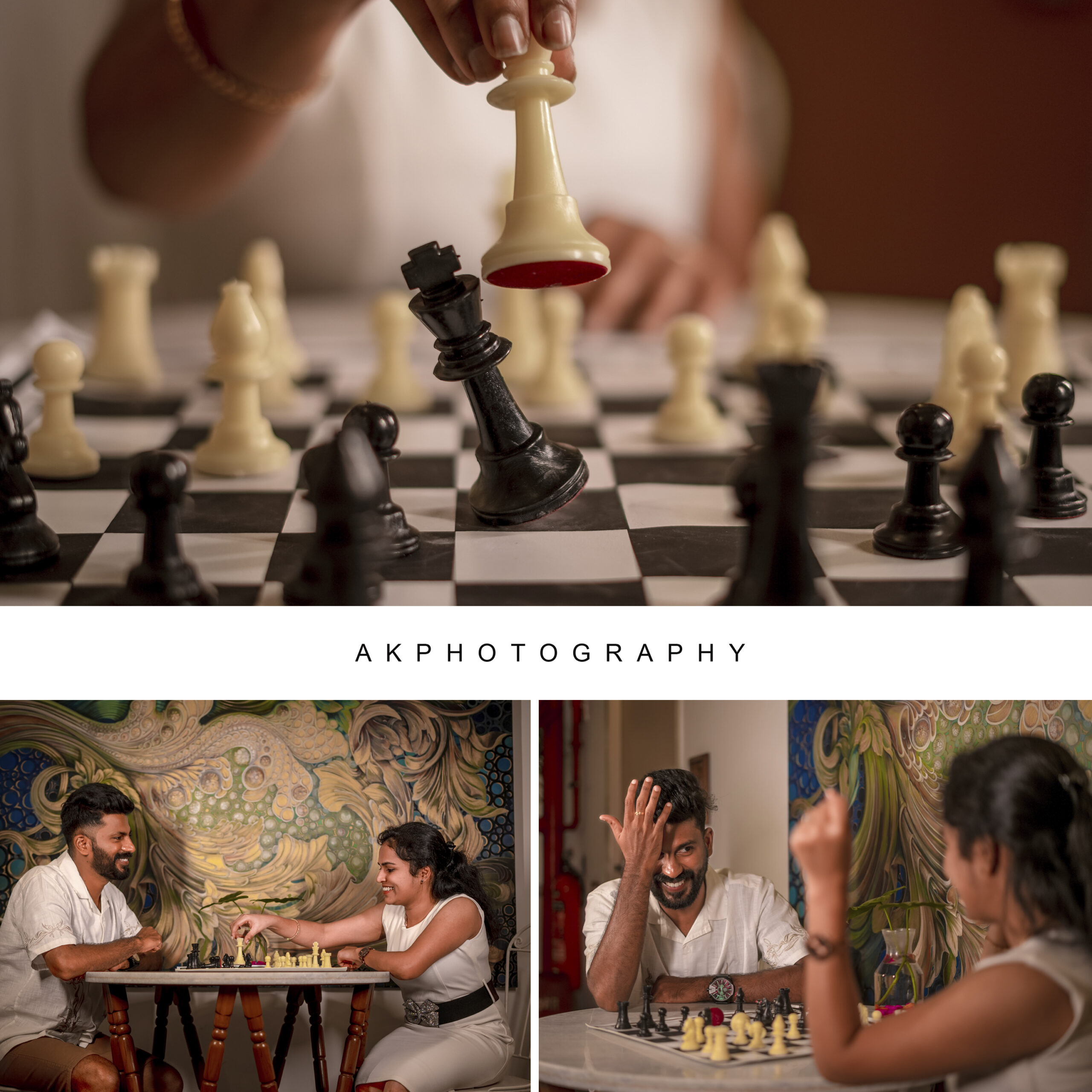 Post-Wedding Photoshoot : Gowtham & Deepa's Pondicherry Post-Wedding Photoshoot - artistic portraiture (17) by AK Photography Coimbatore