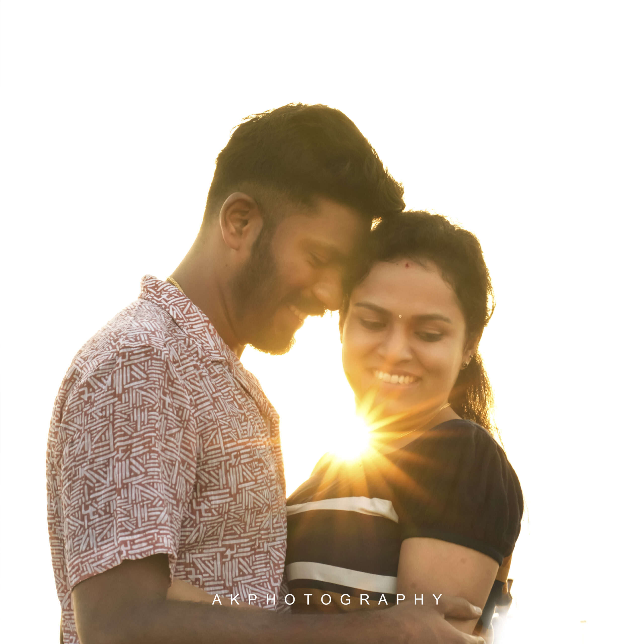 Post-Wedding Photoshoot : Gowtham & Deepa's Pondicherry Post-Wedding Photoshoot - artistic portraiture (7) by AK Photography Coimbatore