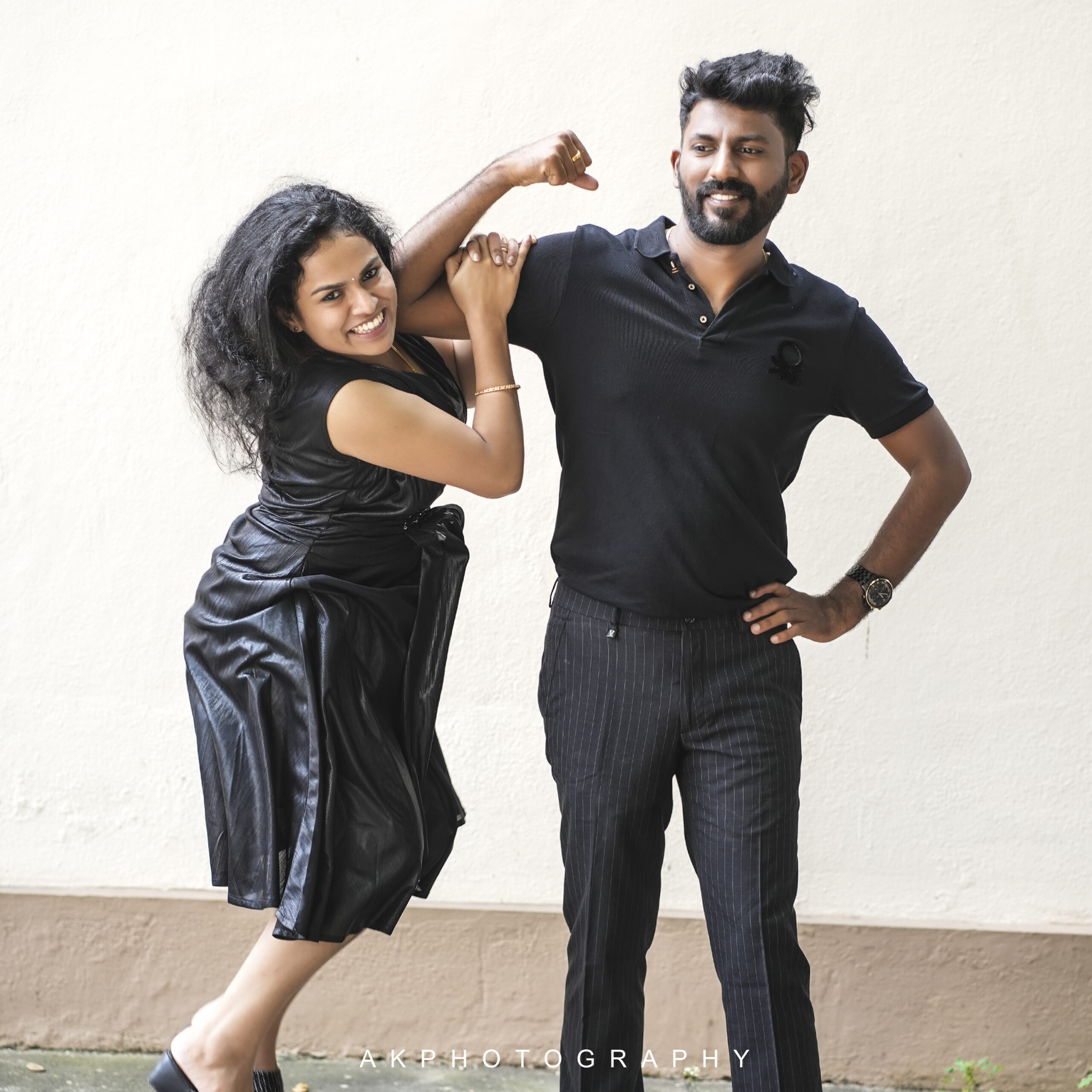 Post-Wedding Photoshoot : Gowtham & Deepa's Pondicherry Post-Wedding Photoshoot - couple portrait (2) by AK Photography Coimbatore