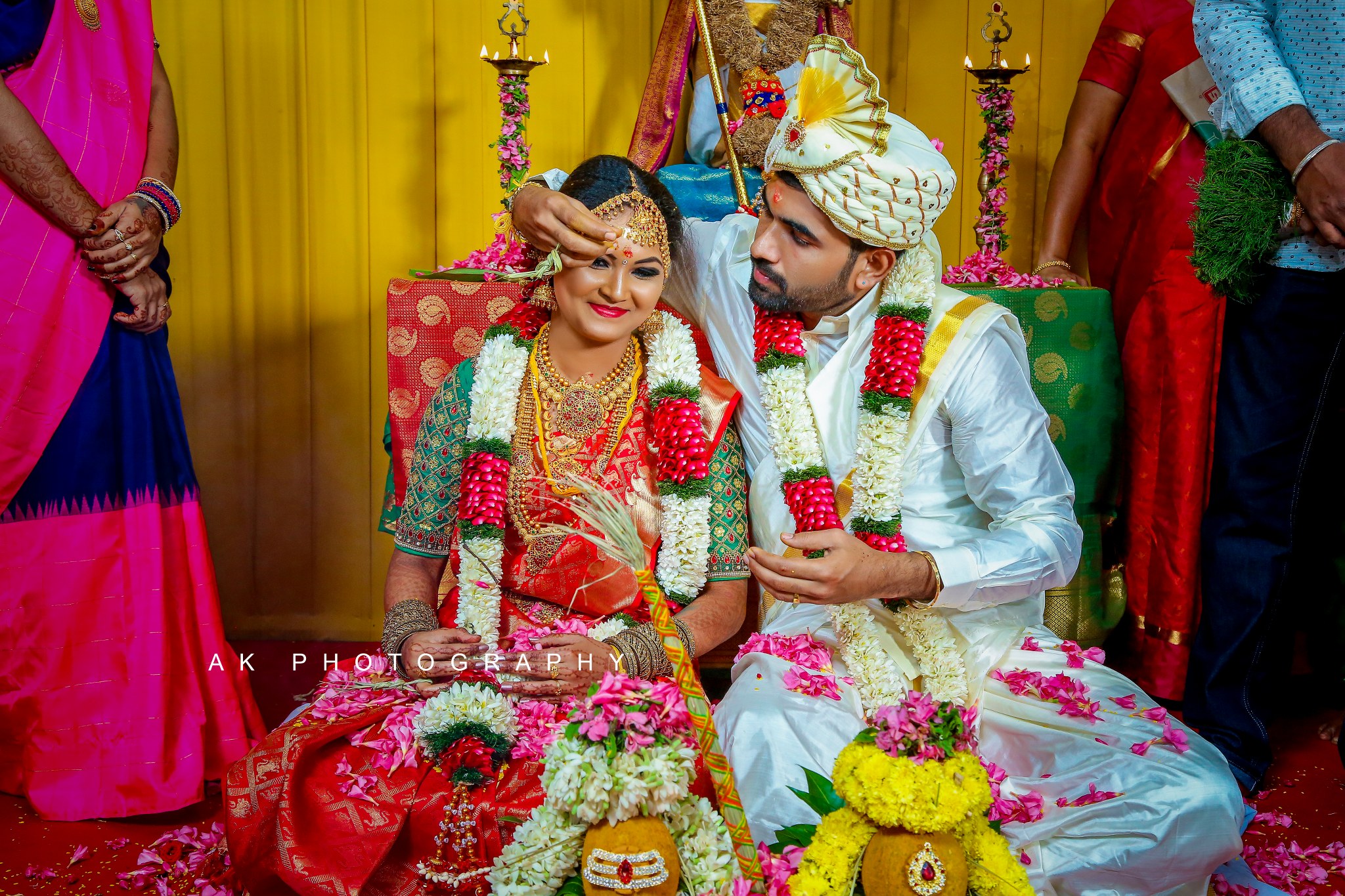 How to Capture the Perfect Couple Photoshoot in Temple? - sacred ritual photo (4) by AK Photography Coimbatore