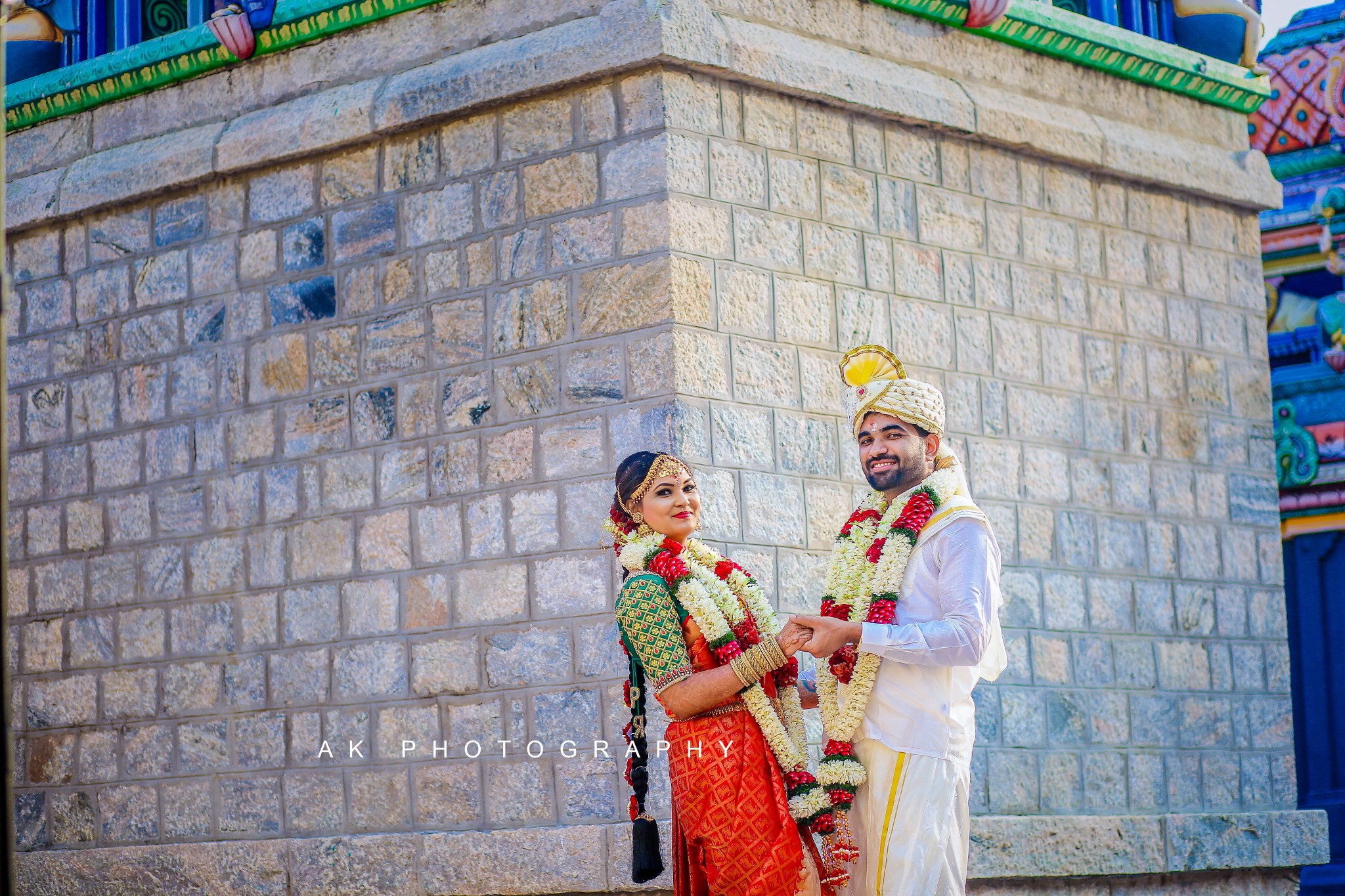 How to Capture the Perfect Couple Photoshoot in Temple? - couple portrait (12) by AK Photography Coimbatore