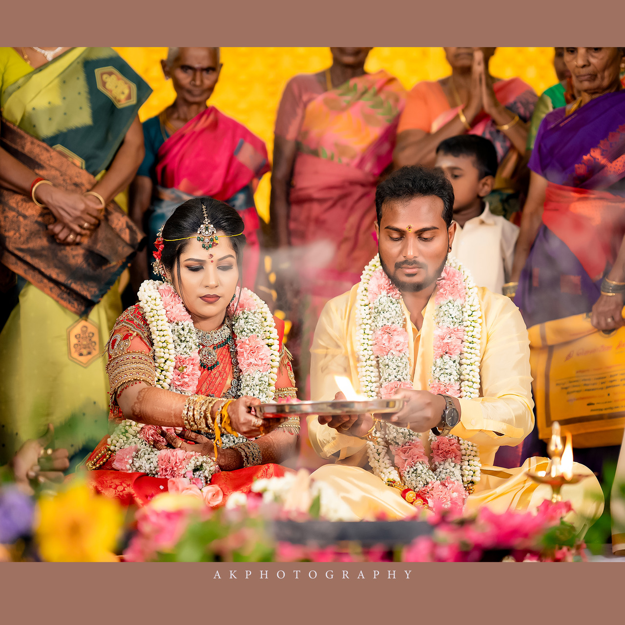 Wedding Photography: Capturing Devi and Gowtham's Magical Reception Moments in Namakkal - couple portrait (12) by AK Photography Coimbatore