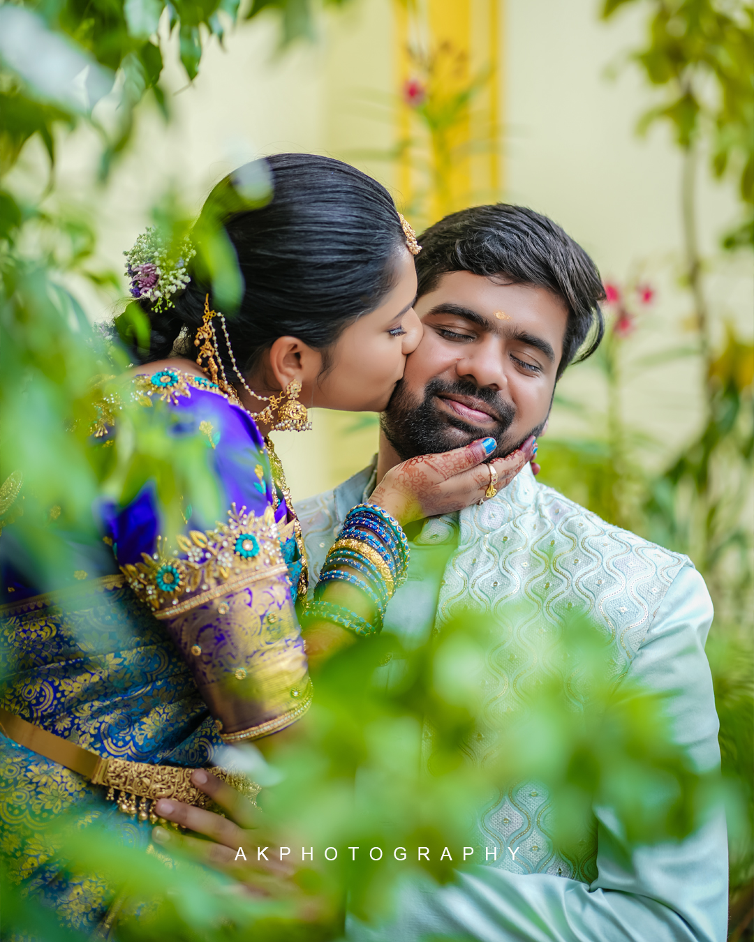 Engagement Photoshoot Suganth and Vidhya's Beautiful Love Story AK Photography