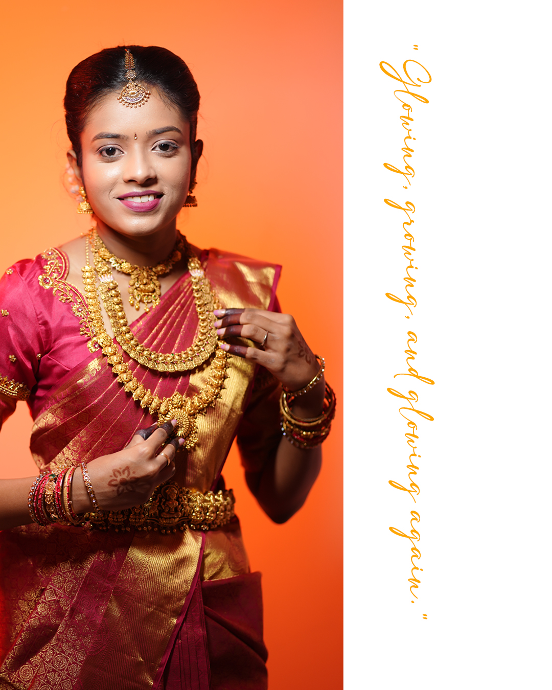 Wedding Photography Magic: Capturing Kalieaswaran & Sahitiyaaa's Beautiful Love Story - couple portrait (2) by AK Photography Coimbatore
