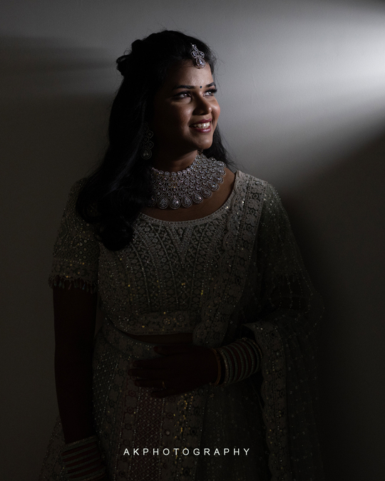 Wedding Reception Photoshoot - AK Photography Captures Karunya Kalaiselvan's Beautiful Reception at GP Galaxy