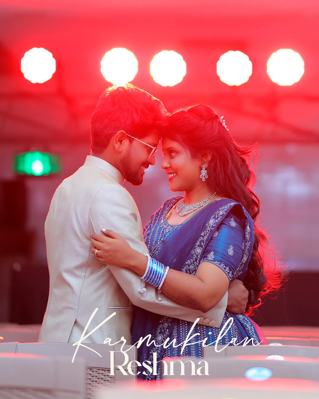 Wedding Reception Photoshoot in Chennai | Karmukilan & Reshma