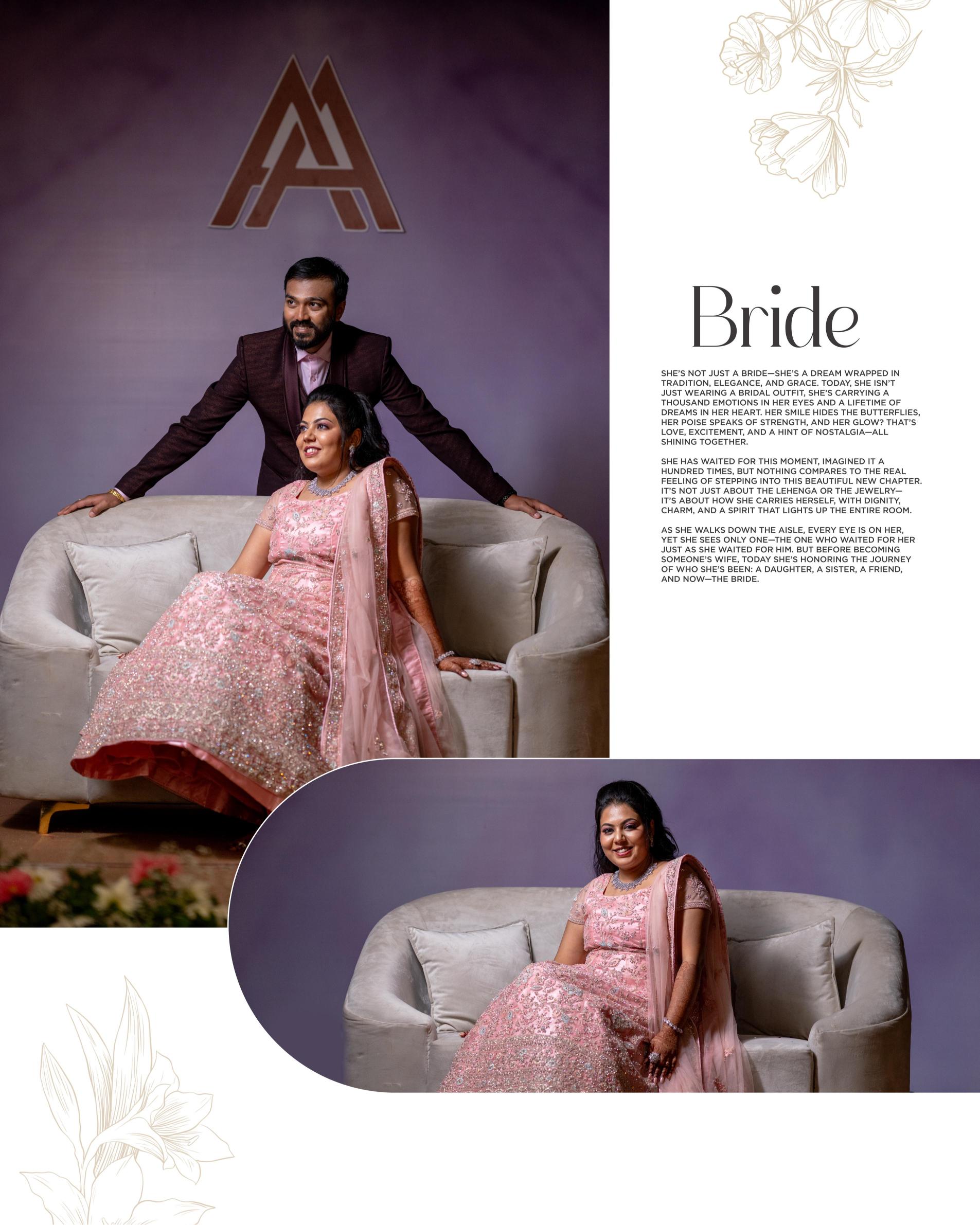 Wedding Reception Photoshoot of Aishvarya & Aadhithya in Coimbatore - AK Photography's Stunning Tamil Nadu Wedding Memories