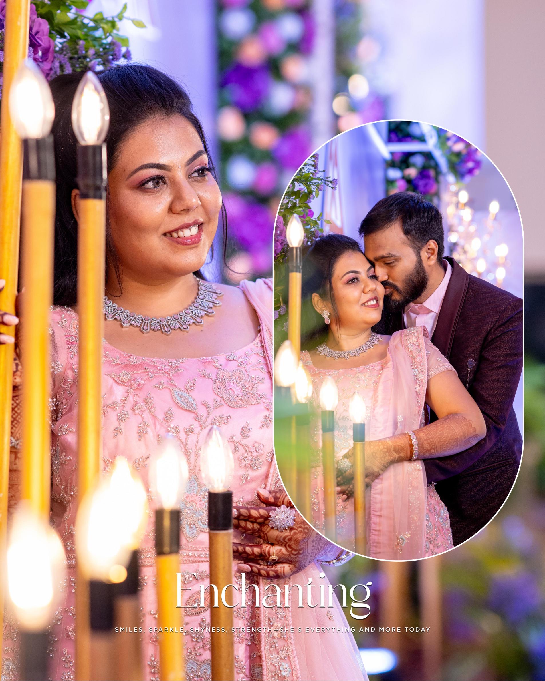Wedding Reception Photoshoot of Aishvarya & Aadhithya in Coimbatore - AK Photography's Stunning Tamil Nadu Wedding Memories