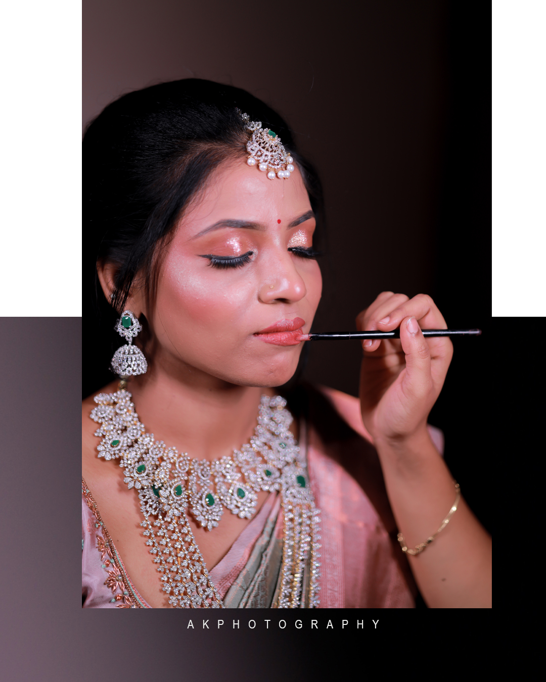 Wedding Reception Photoshoot Dr. Naveen & Dr. Keerthana in Dharmapuri - couple portrait (2) by AK Photography Coimbatore