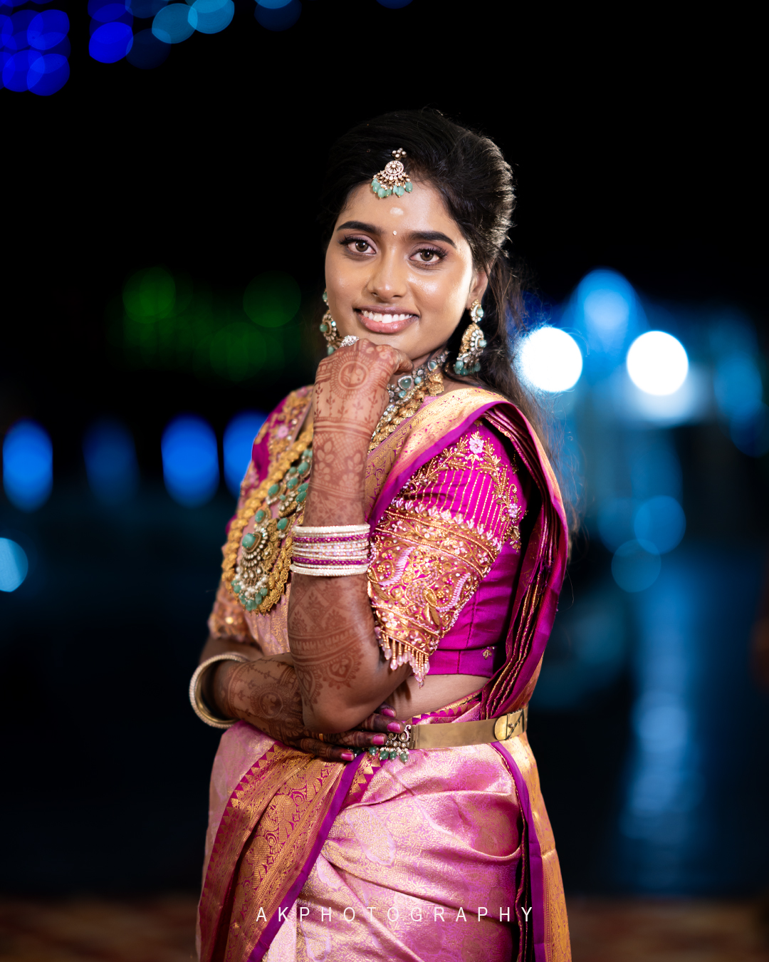 Wedding Reception Photoshoot Dharapuram: Naveenkumar & Janani's Grand Celebration at Siva Selvi Mahal - sacred ritual photo (4) by AK Photography Coimbatore