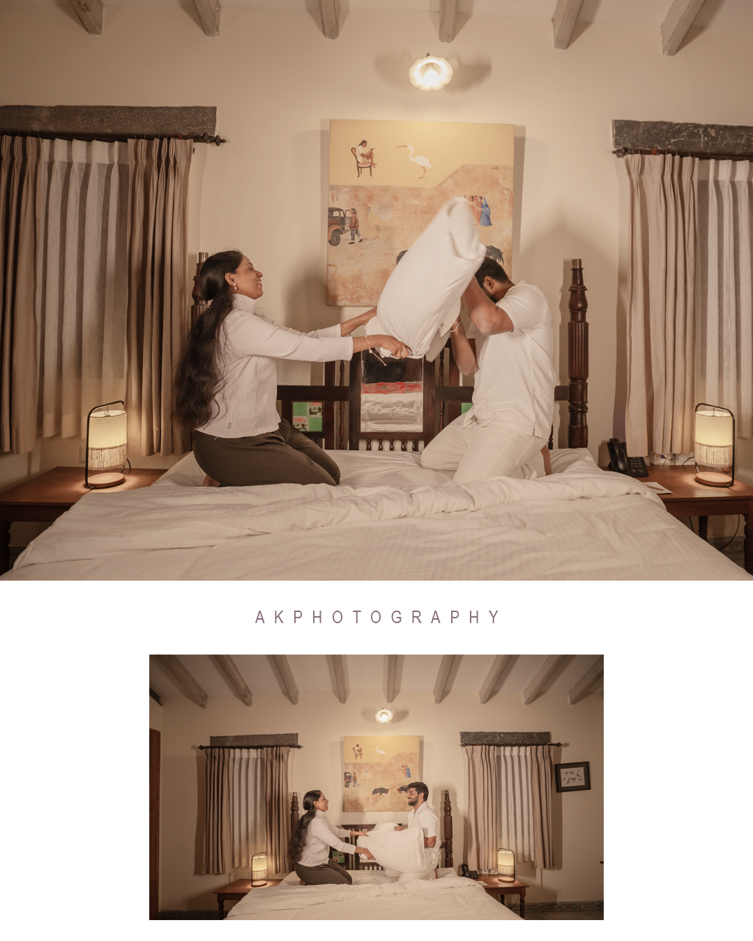 Post Wedding Photoshoot of Dr. Naveen & Dr. Keerthana at Yercaud - golden hour portrait (15) by AK Photography Coimbatore
