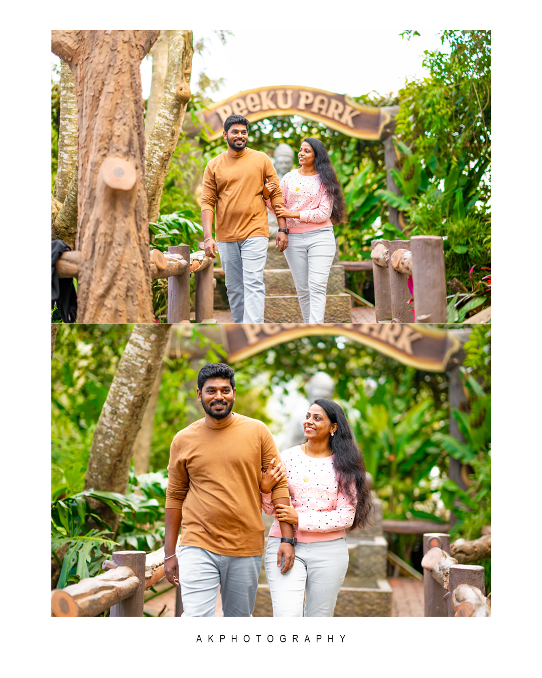 Post Wedding Photoshoot of Dr. Naveen & Dr. Keerthana at Yercaud - golden hour portrait (5) by AK Photography Coimbatore