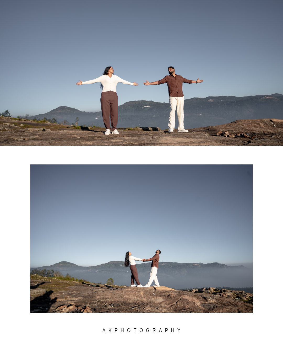 Post Wedding Photoshoot of Dr. Naveen & Dr. Keerthana at Yercaud - couple portrait (2) by AK Photography Coimbatore