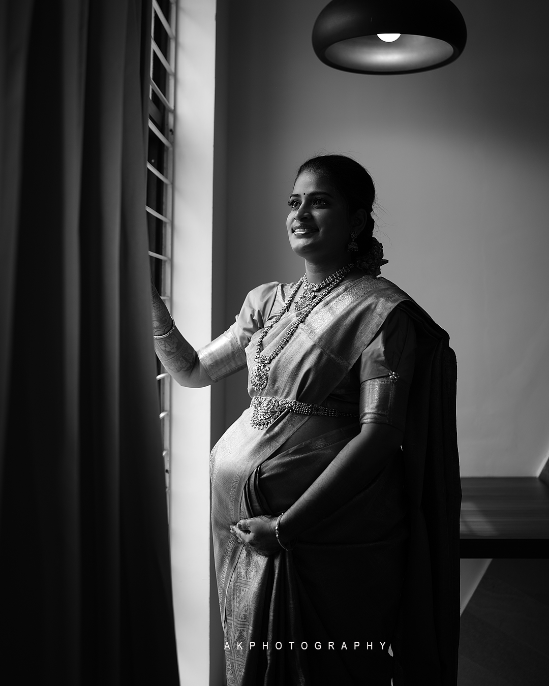 Baby Shower Photoshoot for Muralidharan Janani  - Coimbatore - candid smile (8) by AK Photography Coimbatore