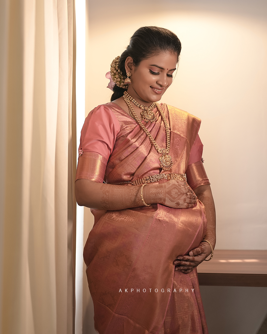 Baby Shower Photoshoot for Muralidharan Janani  - Coimbatore - candid moment (11) by AK Photography Coimbatore