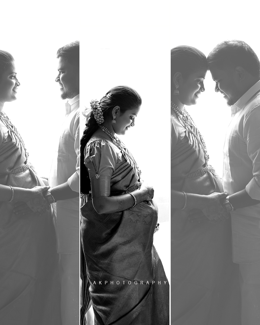 Baby Shower Photoshoot for Muralidharan Janani  - Coimbatore - couple portrait (12) by AK Photography Coimbatore