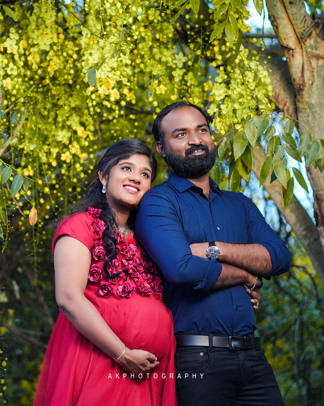Maternity Photoshoot Coimbatore - Pavithra - - candid moment (1) by AK Photography Coimbatore
