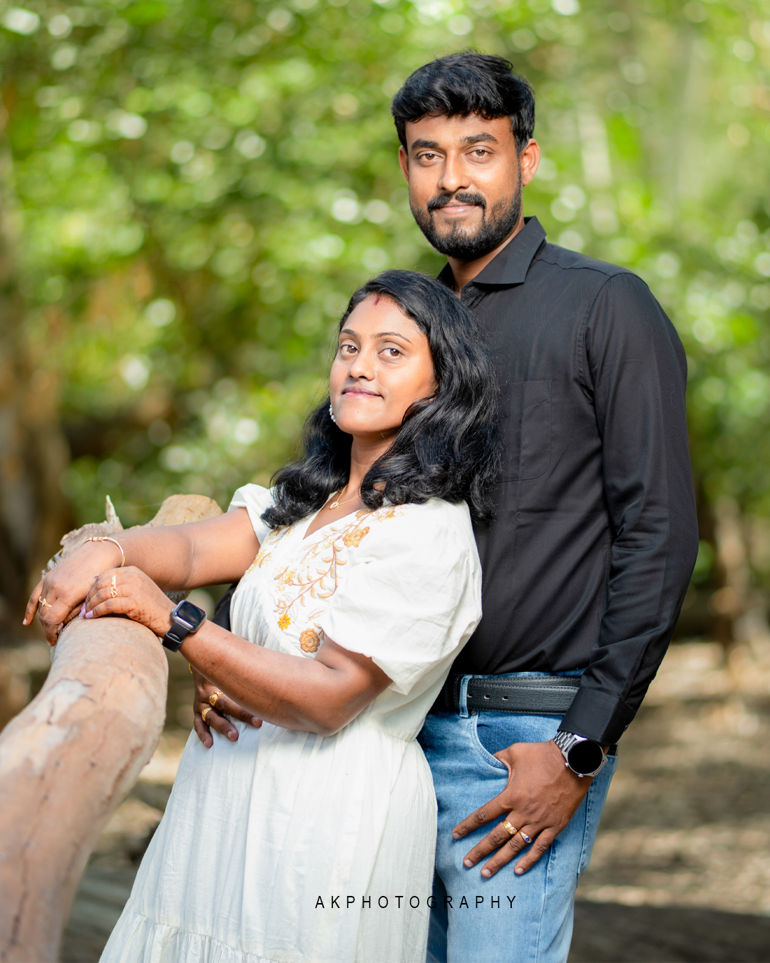 Post Wedding Photoshoot at Camp Splendour: Selva & Nivetha's Romantic Love Story - golden hour portrait (5) by AK Photography Coimbatore