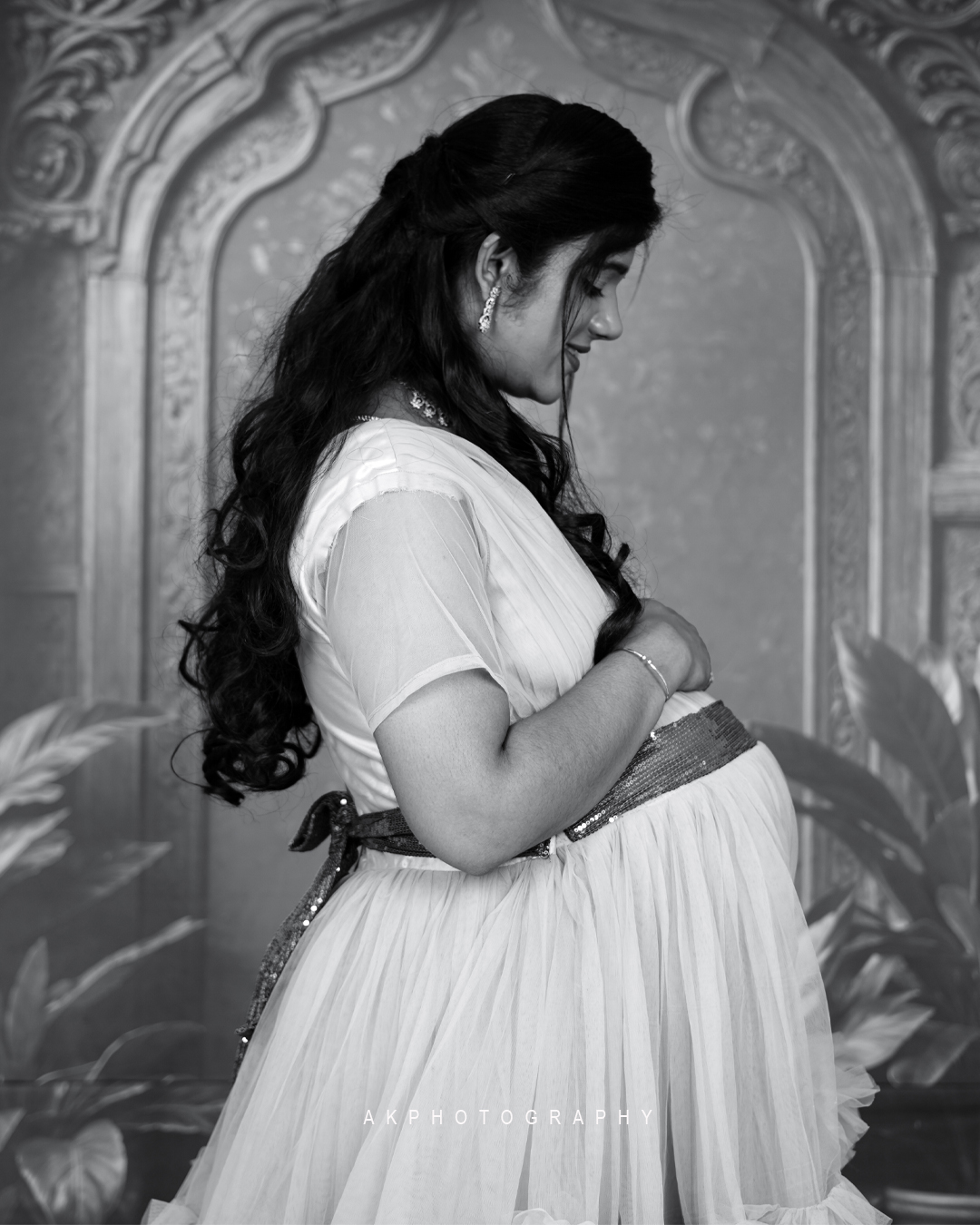 Maternity Photoshoot Coimbatore - Pavithra - - traditional ceremony detail (13) by AK Photography Coimbatore