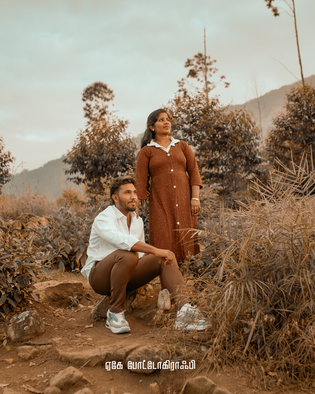 Pre Wedding Photoshoot Ooty: Jaibin & Sindhu - - golden hour portrait (5) by AK Photography Coimbatore