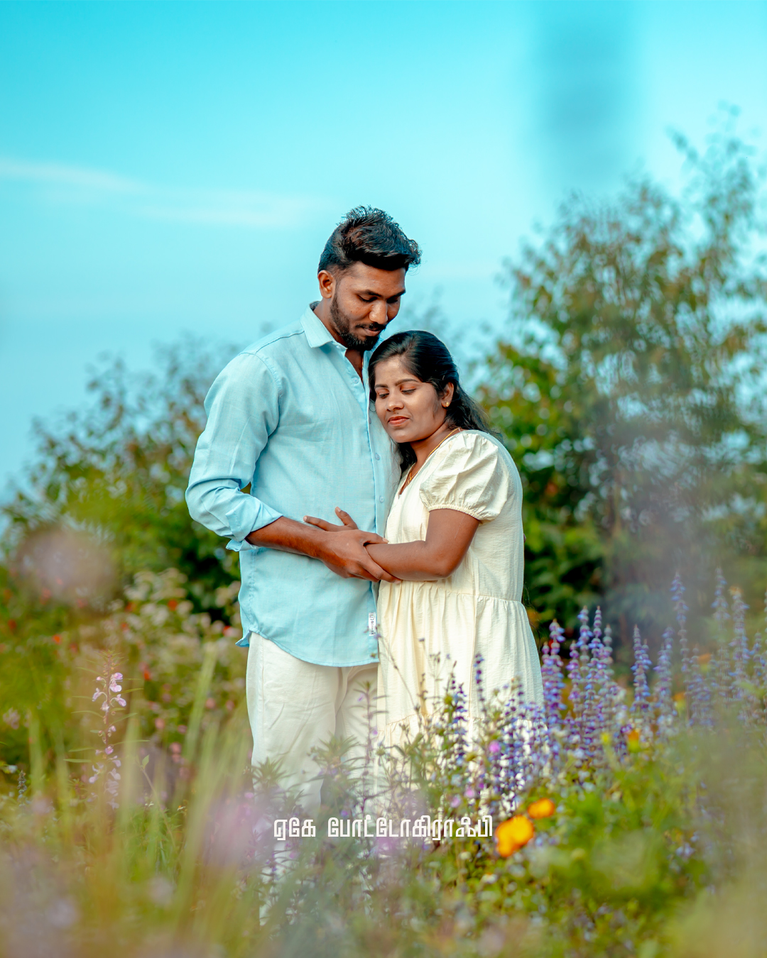 Pre Wedding Photoshoot Ooty: Jaibin & Sindhu in White Dress - - artistic portraiture (7) by AK Photography Coimbatore
