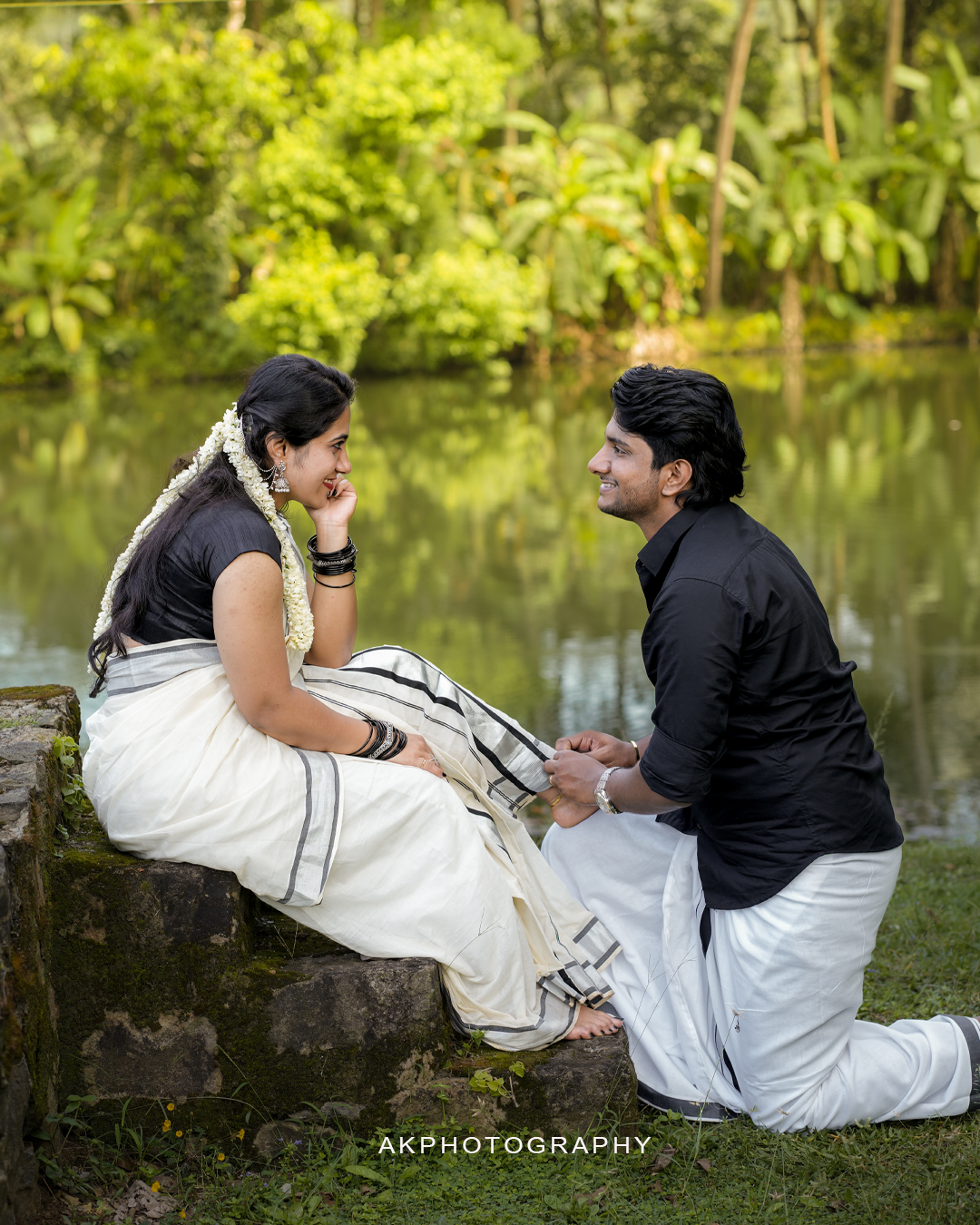 Pre Wedding Photoshoot Kerala - Sarath & Sowburnika’s Love Story - couple portrait (2) by AK Photography Coimbatore