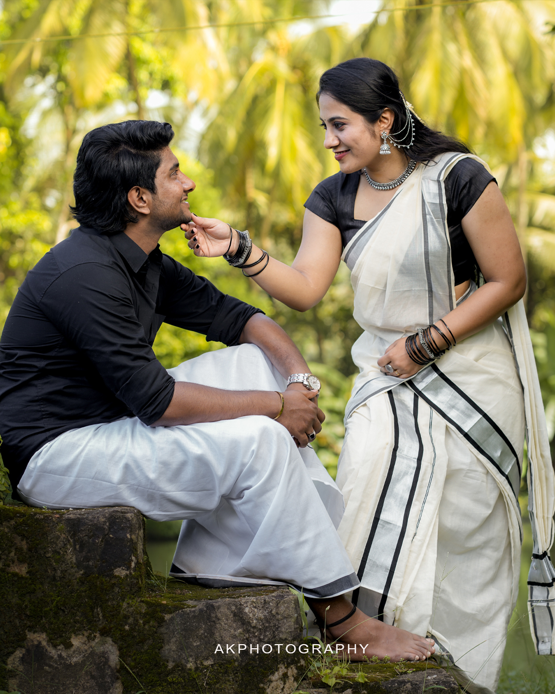 Pre Wedding Photoshoot Kerala - Sarath & Sowburnika’s Love Story - traditional ceremony detail (3) by AK Photography Coimbatore